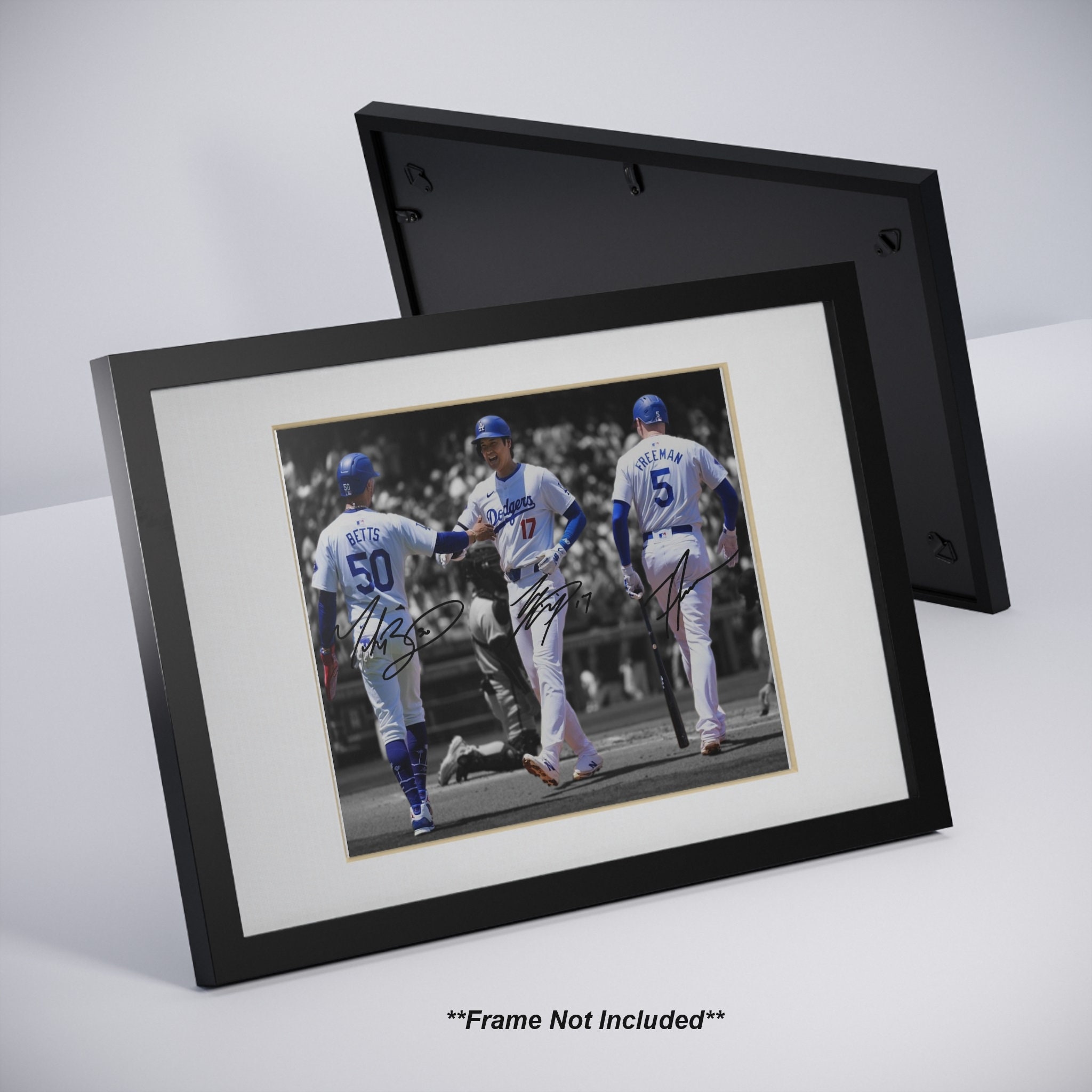 ムーキー・ベッツ、大谷翔平、フレディ・フリーマンの直筆サイン入り