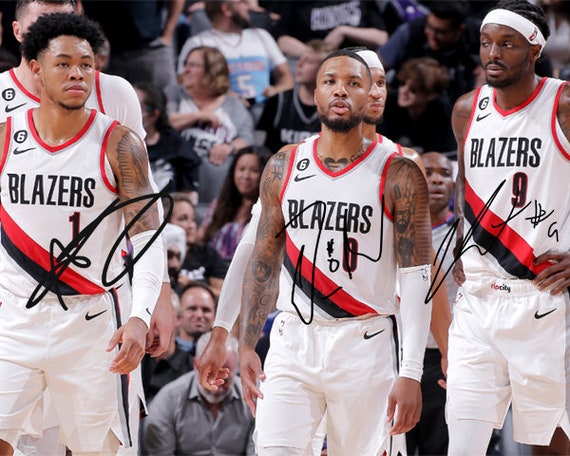 Damian Lillard Anfernee Simons Jerami Grant Portland Blazers