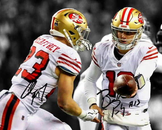 Brock Purdy Christian Mccaffrey San Francisco 49ers Signed Photo