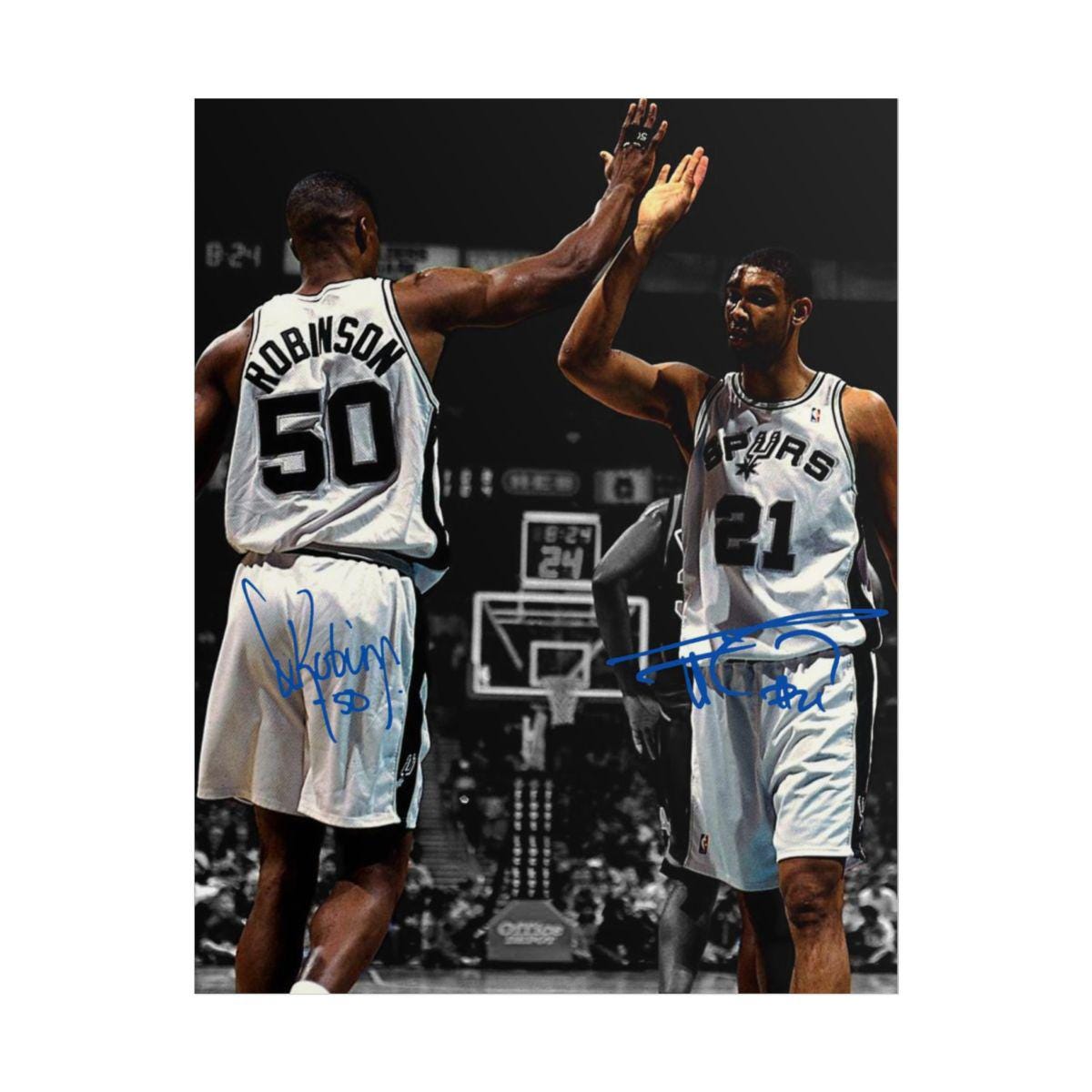 シャイニングティアーズT2 art worksTony 直筆サイン入りアート写真 David Robinson Tim Duncan Signed Photo Print Autograph Wall Art - Etsy