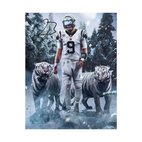 Joe Burrow Signed Photo Print Autograph Wall Art