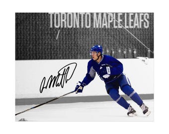 Auston Matthews Signed Photo Print Autograph Wall Art