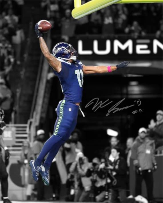 ポスター j Jaxon Smith Njigba Iconic Goalpost Dunk Printable Poster Wall Art