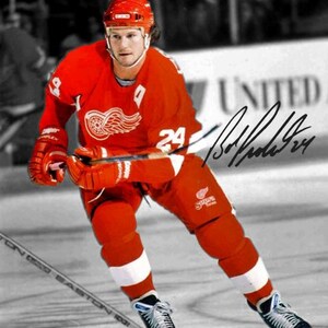 Bob Probert Signed Photo Autograph Print Poster Wall Art Home Decor