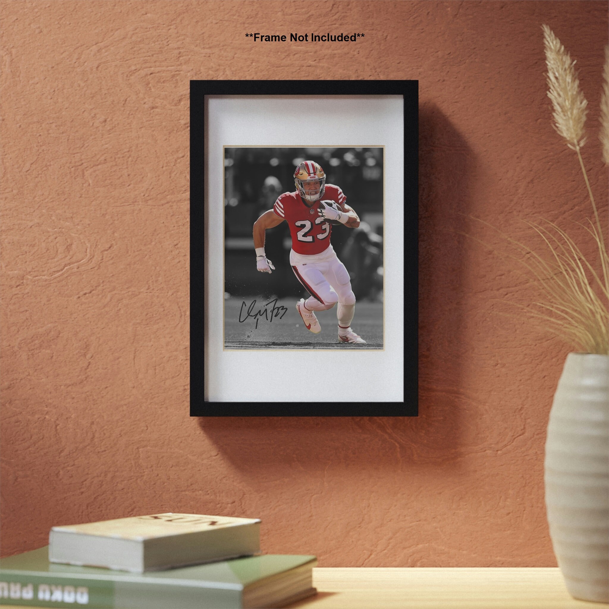 Christian Mccaffrey San Francisco 49ers Signed Photo Autograph