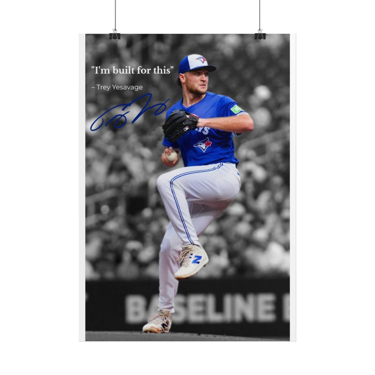 Trey Yesavage Toronto Blue Jays Printable Poster Wall Art Home 
