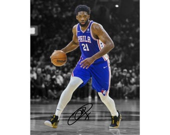 Joel Embiid Signed Photo Print Autograph Wall Art