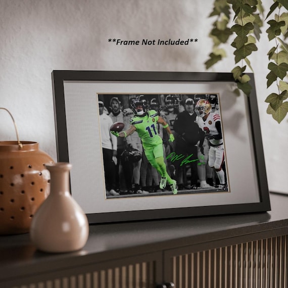Jaxon Smith Njigba Seattle Seahawks Epic One Handed Catch Signed