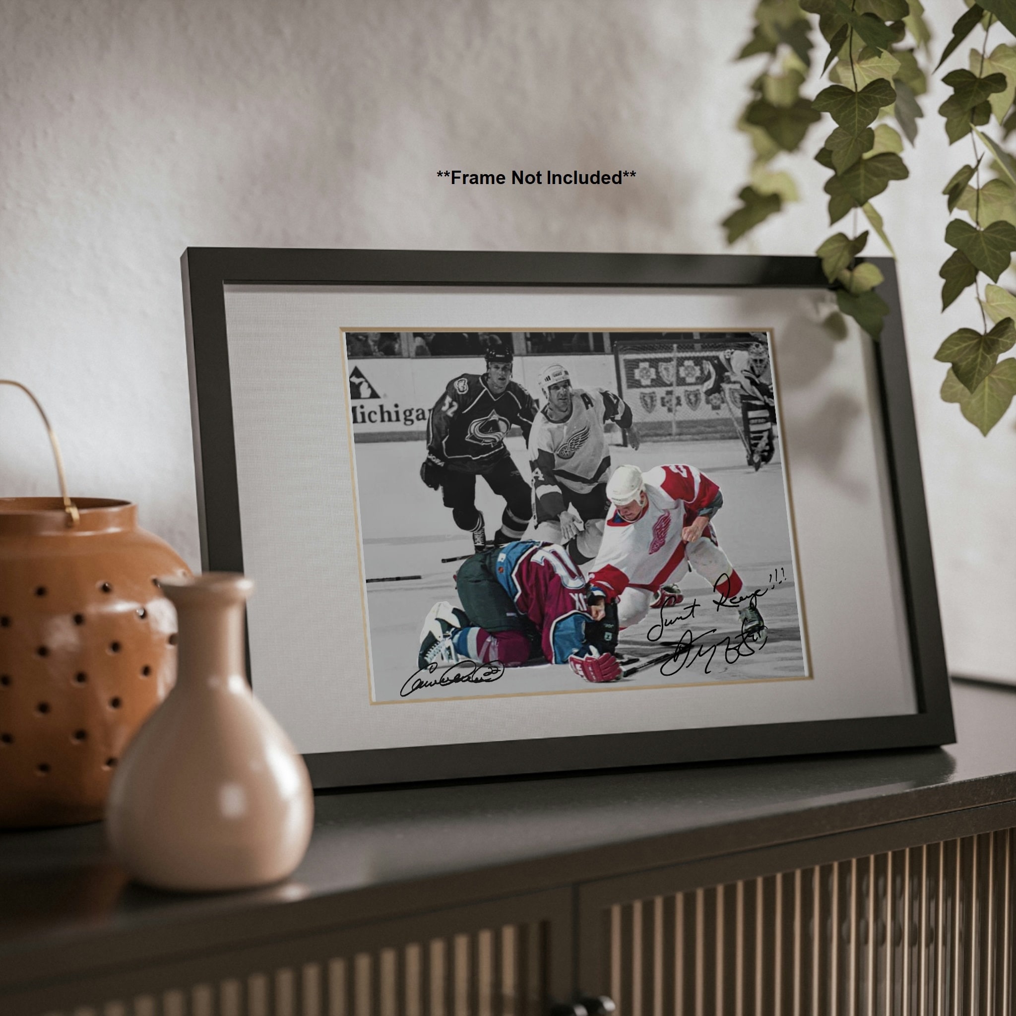 Darren Mccarty Claude Lemieux Detroit Red Wings Colorado Avalanche