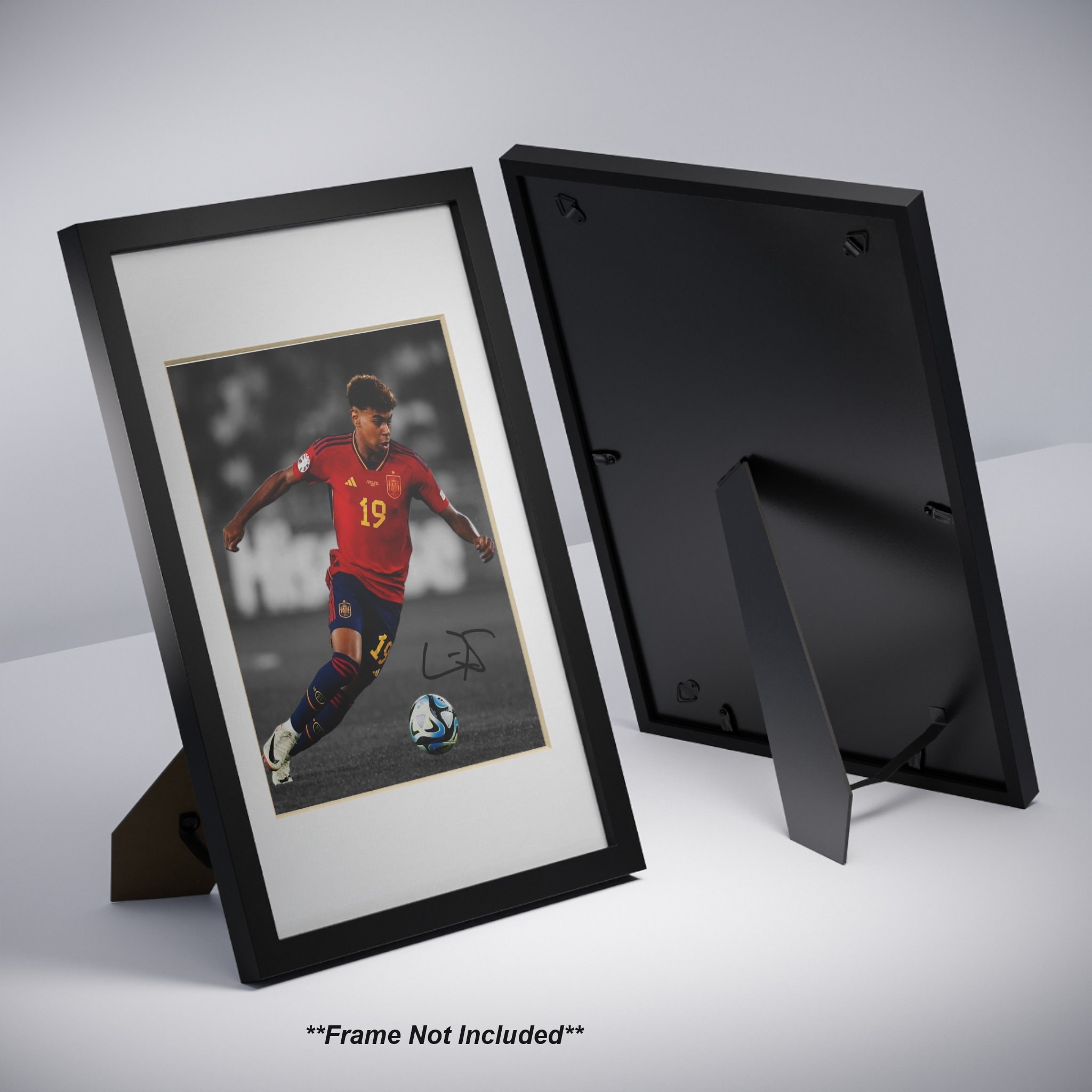 ラミン ヤマル 直筆サイン入りスペイン代表 証明証付きicons ミント