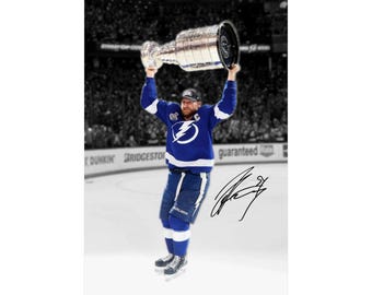 Steven Stamkos Signed Digital Poster Wall Art Home Decor (Instant Digital Download)