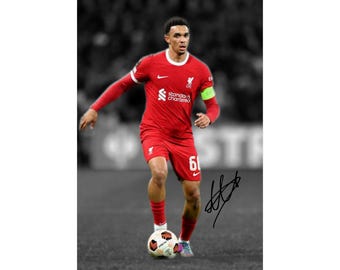 Trent Alexander-Arnold Signed Digital Poster Wall Art Home Decor (Instant Digital Download)