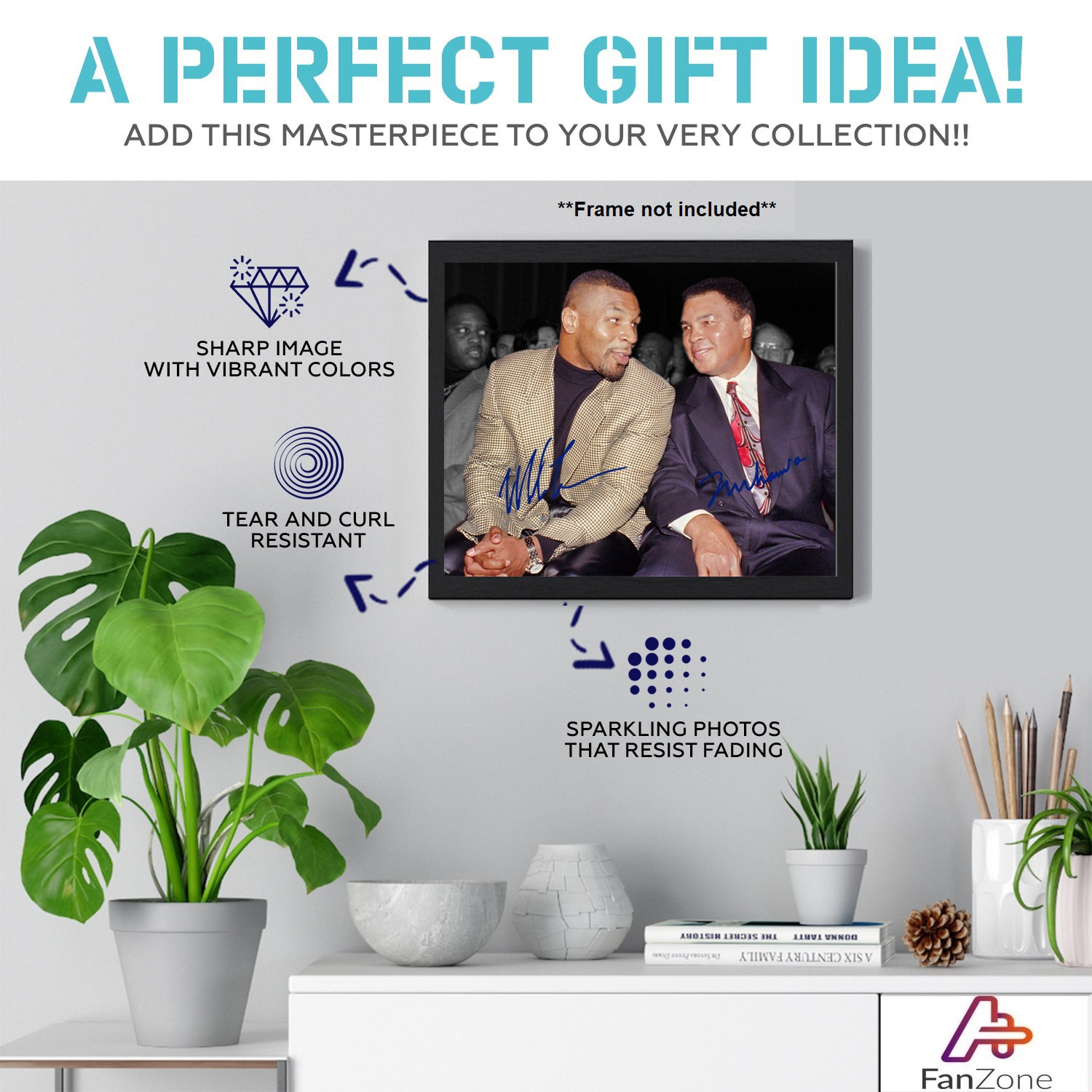 モハメド・アリ マイク・タイソン ボクシングレジェンド サイン入り