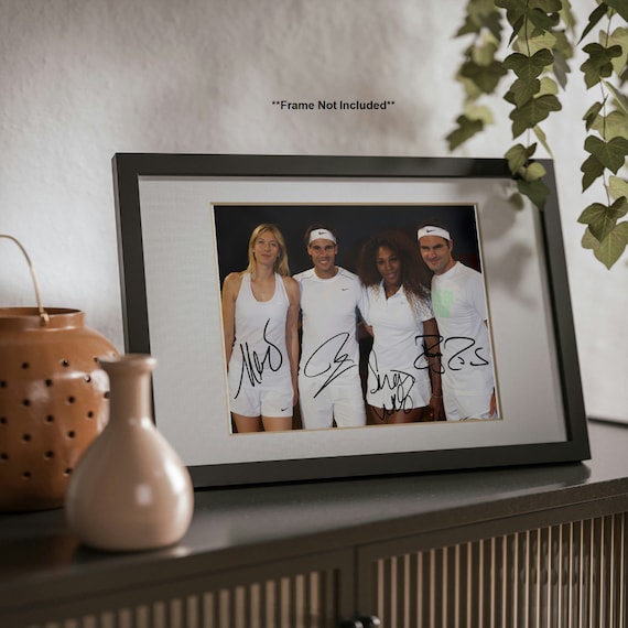 ロジャー・フェデラー & ラファエル・ナダル 直筆サイン入り写真 ロジャー・フェデラー & ラファエル・ナダル 直筆サイン入り写真