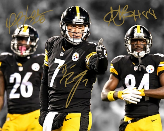 Ben Roethlisberger Antonio Brown Le'veon Bell Pittsburgh Steelers