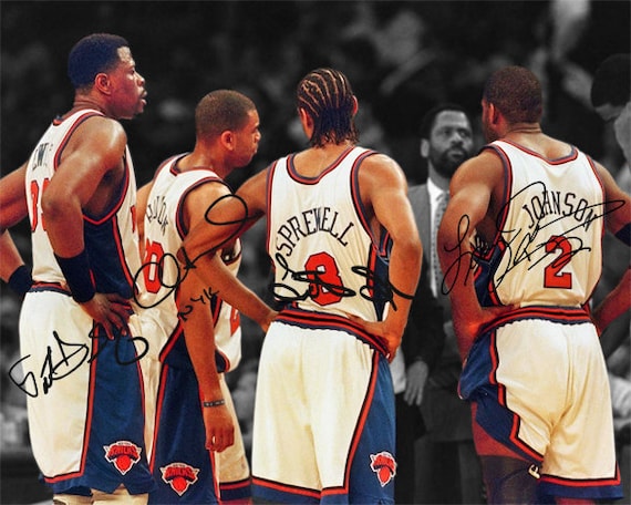 Patrick Ewing Allan Houston Latrell Sprewell Larry Johnson New