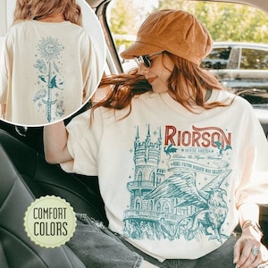 Xaden Riorson Comfort Color Shirt, Iron Flame Fan Shirt, Fourth Wing Inspired, Dragon Rider Bookish, Basgiath War College, Bookish Gift zdjęcie 3