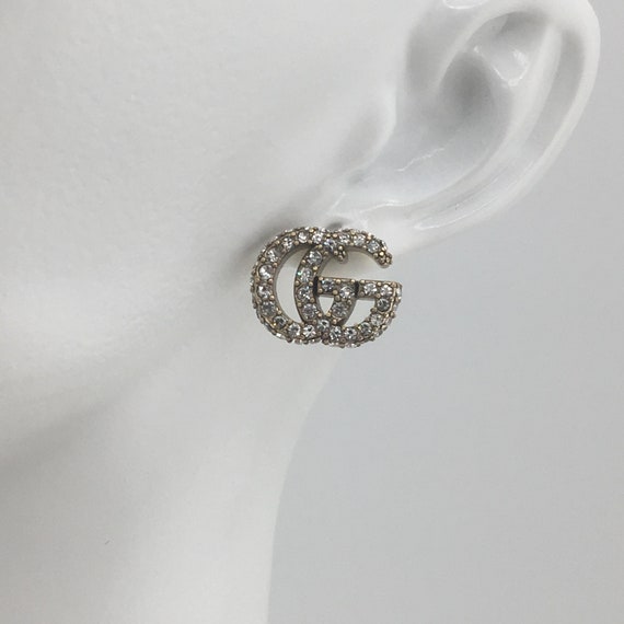 Vintage Luxury Diamond Studs Earrings - image 5