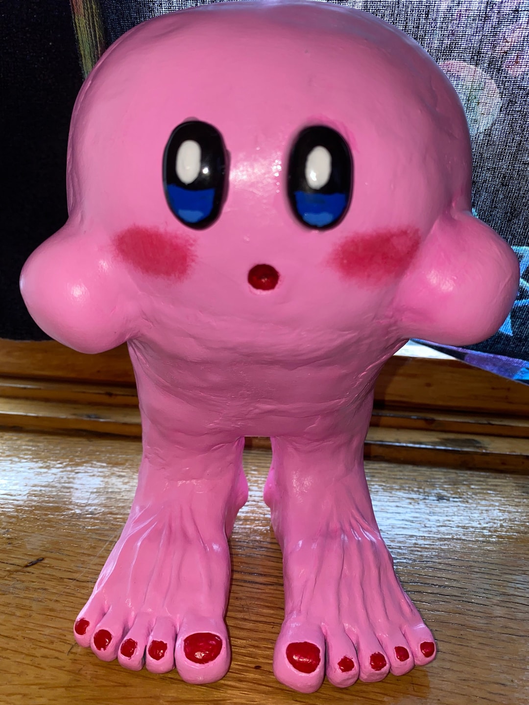Cursed Kirby Feet and Butt Statue Etsy UK