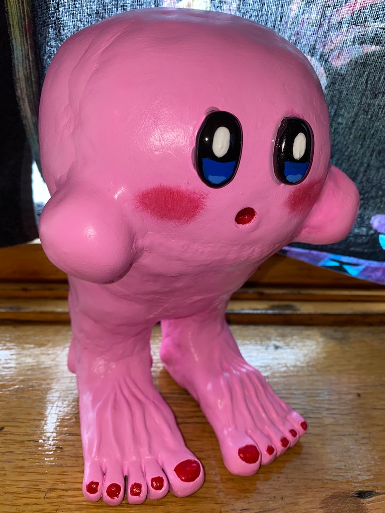 Cursed Kirby Feet and Butt Statue Etsy UK
