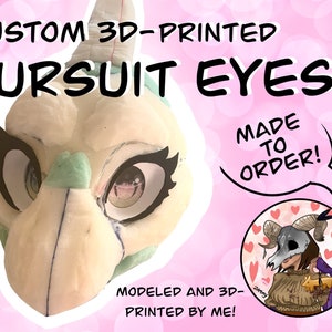 Custom 3D Printed 'Follow-me' Fursuit Eyes!