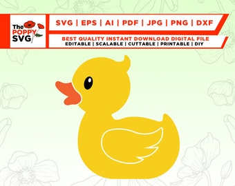 Ente Svg, Ente Clipart, Badeente SVG, Gummi Spielzeug Ente Clip Art, Ente Bathtime cricut Vektor, Cricut, Silhouette, Vektor Clipart, png,dxf,eps
