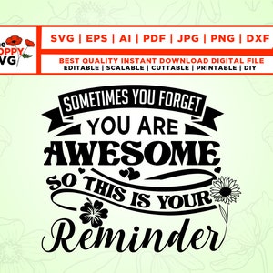 Parfois, vous oubliez Svg, meilleur ami svg, Bestie svg, collègue svg, appréciation svg, amis svg - Fichier de coupe imprimable, Cricut et Silhouette
