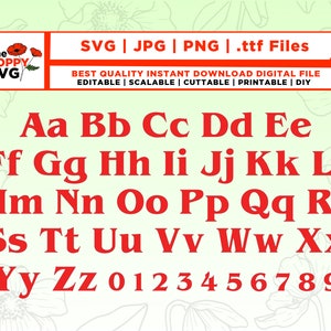 Stranger font SVG PNG TTF files, alphabet letters – numbers,famous character,strange svg for cricut,layered,silhouette,birthday party,Cricut