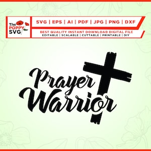 Guerrero de oración svg, Christian svg, Religioso svg, Verso Bíblico svg, signo cruzado svg, Cruz cristiana svg, Bendito svg, Jesús Svg, archivos