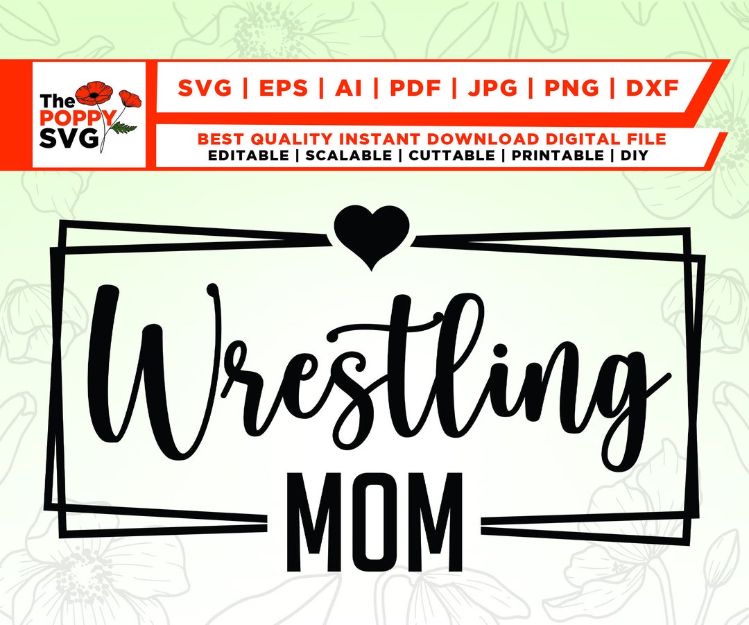 Wrestling Mom SVG, Sports Mom SVG, Wrestling Lover Svg, Mom Shirt Svg ...