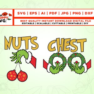 Kastanien-Nüsse SVG, Kastanien-Nüsse PNG, Pärchen-Svg, Vermählten-Svg, Weihnachts-Svg, Seine und Sie-Svg, Paar-Svg, Paar-Shirts, Shirt-Druck, Schnittdateien