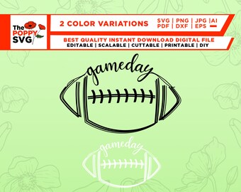 Game day svg, Stitches, Football svg, Sports svg, cut file for shirt, Silhouette Cameo, Cricut, Commercial Use Digital Design, SVG, Cricut