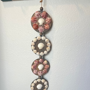 Sanibel Seashell Wall Hanging - 4 Circles