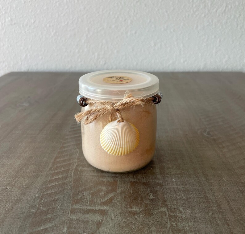 Sanibel Seashell Organic Soy Candle Apple Maple Bourbon