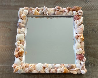 Handmade Sanibel Seashell Mirror