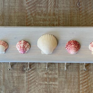 Crochets pour clés en coquillage