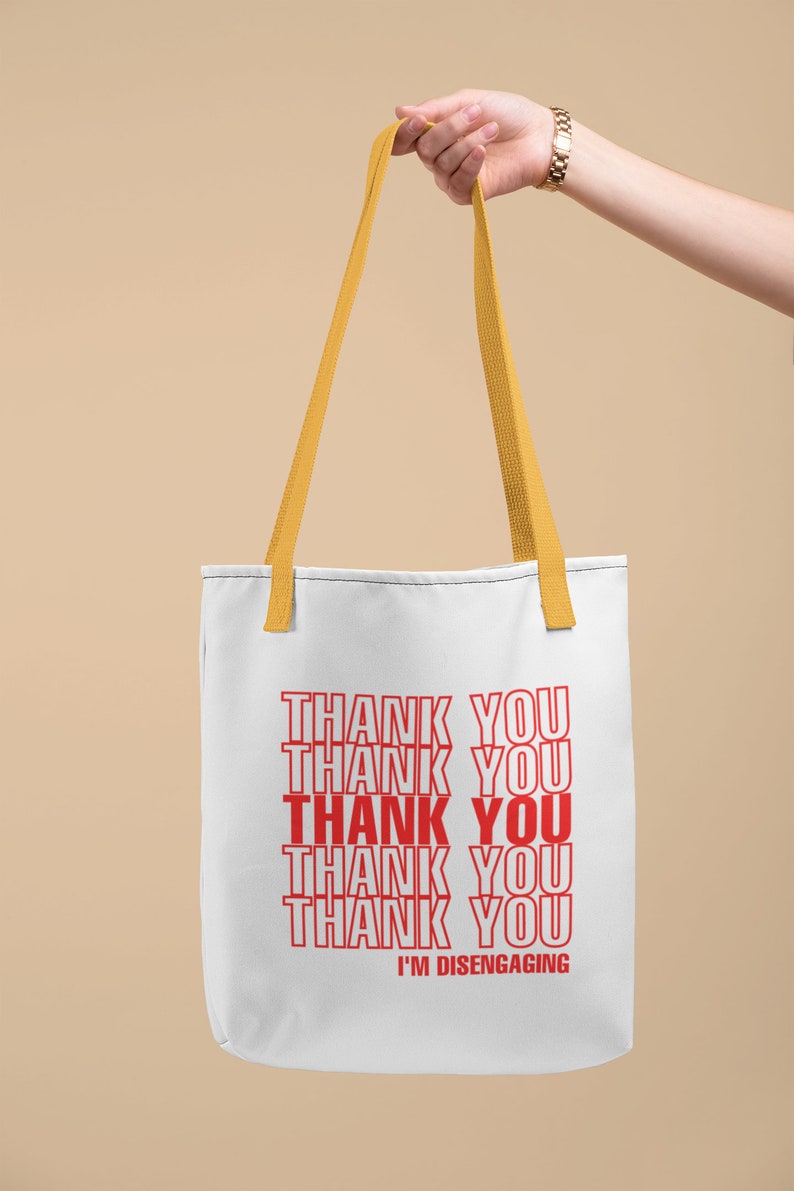 Thank You I'm Disengaging Meredith Marks Quote Reusable - Etsy