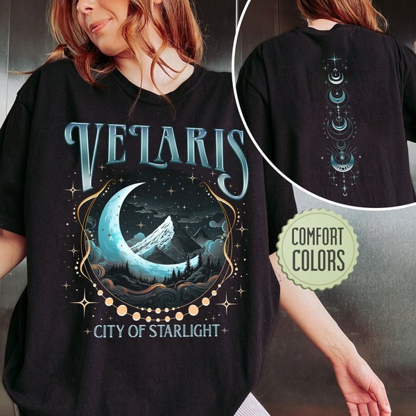 Velaris ACOTAR Comfort Colors Shirt, Velaris City Of Starlight, The Night Court Shirt, Booktok Sjm Merch,Court Of Thorns And Roses Shirt