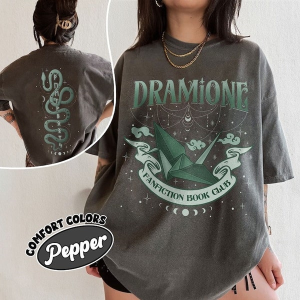 Dramione Fanfiction Comfort Colors Shirt, Manacled Draco Inspired T Shirt, HP Wizard Merch, Fanfiction Book Club, Dark Academia Tee