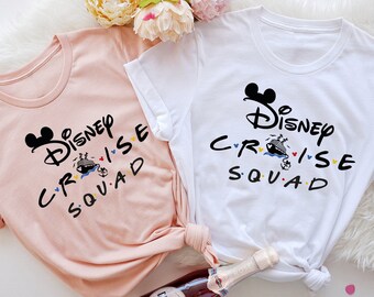 Disney Cruise Line Squad Shirt, Family Trip Cruise Crew T-shirt, Kids Cruise Group Gift Tee