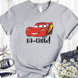 Lightening McQueen Shirt, Disney Cars Shirt , Kids McQueen Shirt, Toddler Cars Cartoon Shirt, Red Car Shirt, Cars Birthday Boy Shirt