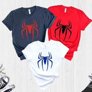 Spiderman Logo Shirt - Etsy New Zealand