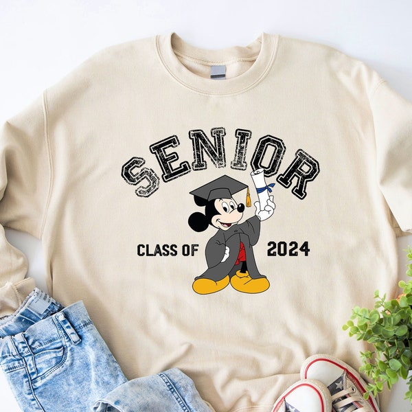 Disney Graduation 2024 Shirt, Disney Minnie Graduate Shirt, Disney Grad Shirt, Disney Graduate 2024 Shirt, Mickey Graduate Shirt