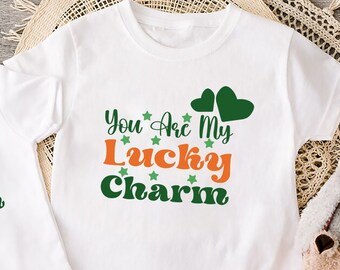 Lucky Charm Toddler Shirt, Kids St Patrick's Day Shirt, Irish Boys T-shirt, St Patty's Day Toddler Shirt, Lucky Toddler Patrick's Gift