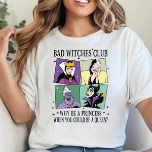Evil Queens Shirt, Villains Evil Tour Shirt, Villains Shirt, Bad Witches Shirt, Bad Girl Shirt, Disney Halloween Shirt