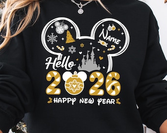2026 Happy New Year Shirt, Custom New Year Party Sweatshirt, Family New Year T-shirt, Good Bye 2026 Gift Tee