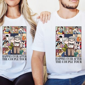 Disney Up T-Shirt, Coquette Bow Shirt, Ellie And Carl Shirt, Disney Adventure Shirt, Disney Couple Tees, Disneyland Honeymoon Shirt