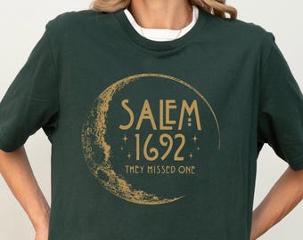 Salem Witch Shirt, Halloween Witch Shirt, 1692 Witch Shirt, They Missed One Shirt, Salem Massachusetts Shirt, Halloween Witchy Vibes