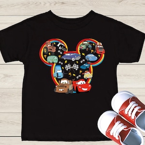 Disneyland Cars Shirt, Lightning McQueen Shirt, Disneyworld Kids Cars Shirt, Boys Trip Shirts, Kids Cartoon Shirt, Boys Cars Tee