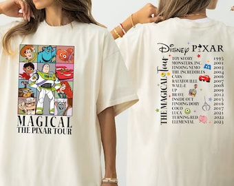 Disney Magical Pixar Tour Shirt,  Disney Epcot Shirt, Disney Cars Eras Tour Shirt, Magic Kingdom Shirt, Disneyland Shirt, Disney Trip Shirt